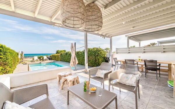 Aya Thekla Beach House: Balcony / Terrace / Patio, Building Exterior, Outdoor, Pool