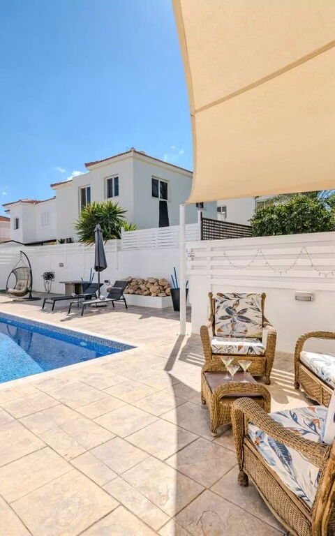 Ayia Triada Beach Gardens: Building Exterior, Outdoor, Pool