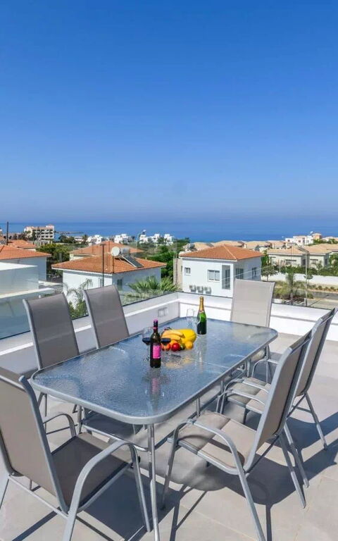 Mylos Lifestyle Seaview Villa #15: Balcony / Terrace / Patio
