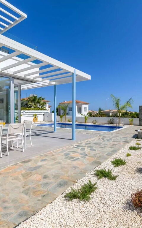 Mylos Lifestyle Seaview Villa #15: Balcony / Terrace / Patio