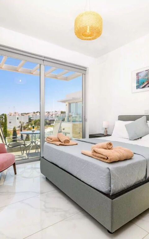 Mylos Lifestyle Seaview Villa #15: Bedroom