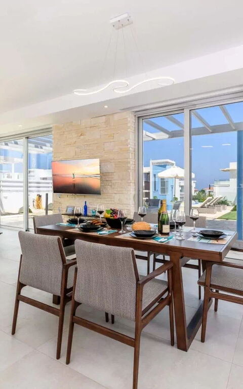 Mylos Lifestyle Seaview Villa #21: Dining Room, Living Room