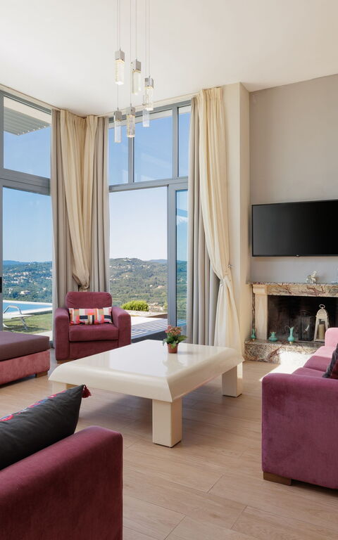 Villa Kastraki: Living Room
