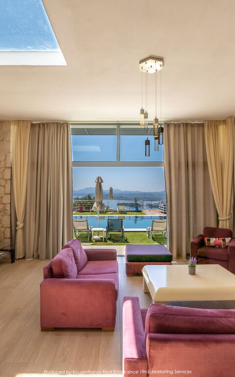 Villa Kastraki: Living Room