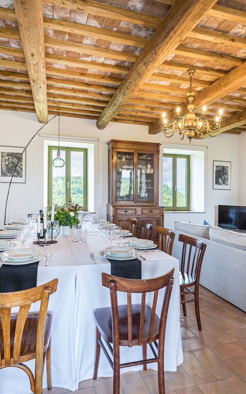 Villa a Casa di Giovanni: Dining Room, Living Room