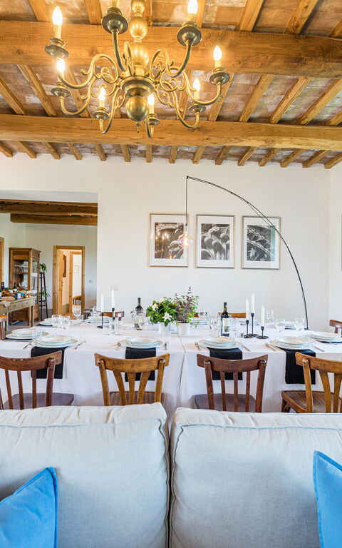 Villa a Casa di Giovanni: Dining Room, Living Room