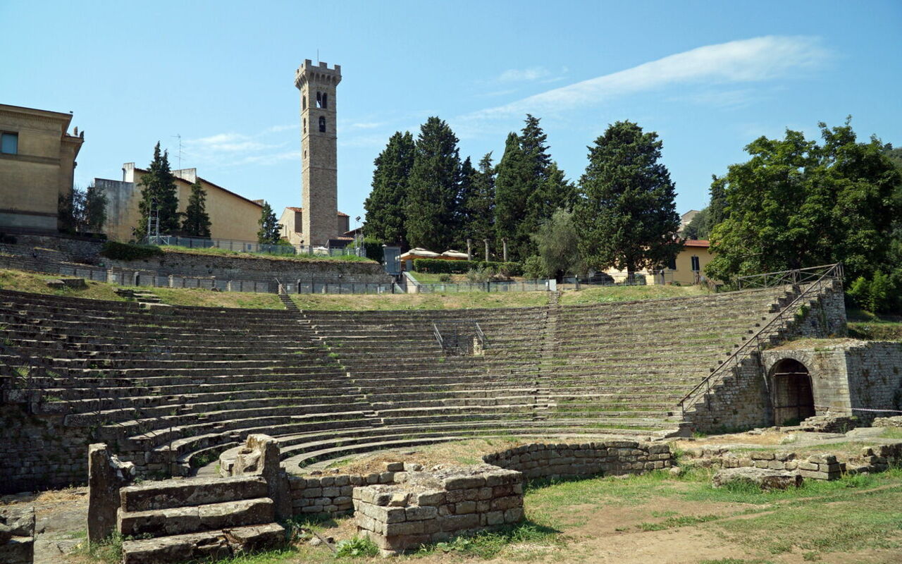 Das Amphitheater von Fiesole