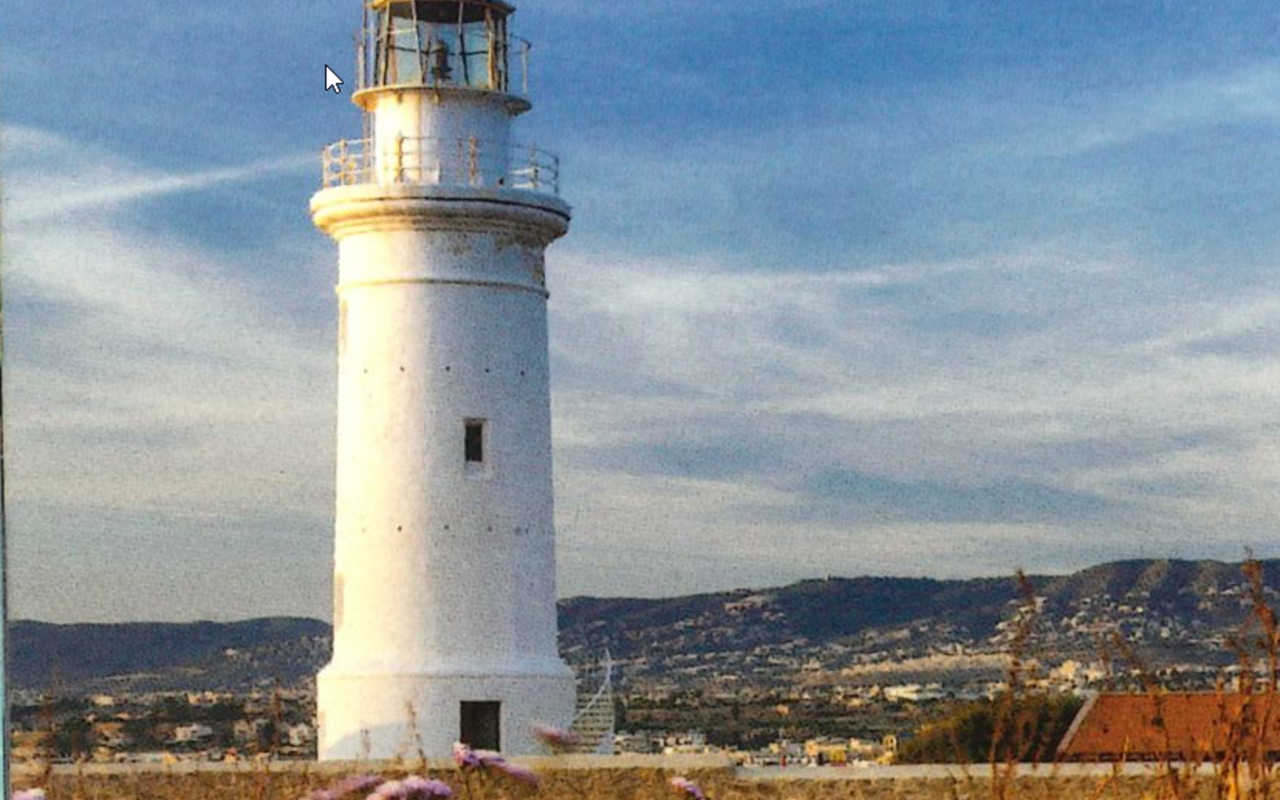 Leuchtturm in der Region Paphos auf Zypern